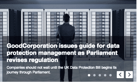 GoodCorporation issues guide for data protection management as Parliament revises regulation