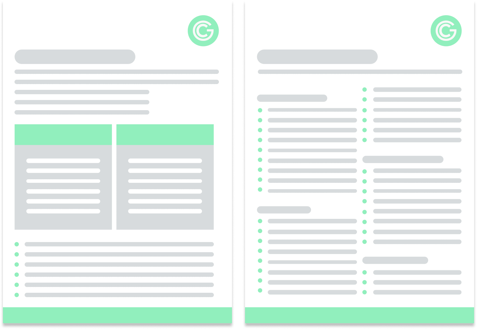 GoodCorporation framework graphic in light green