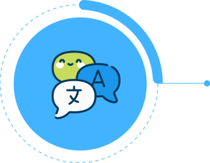 Icon of three speech bubbles