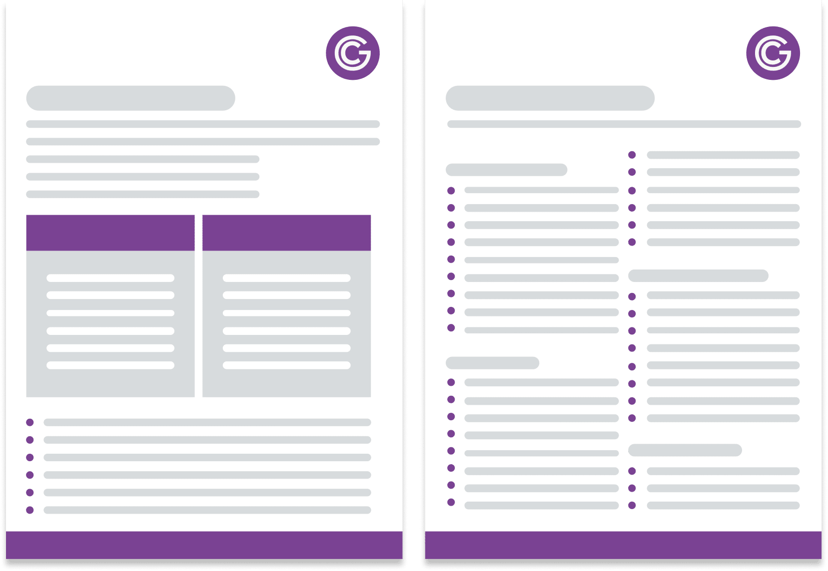 GoodCorporation framework graphic in dark purple