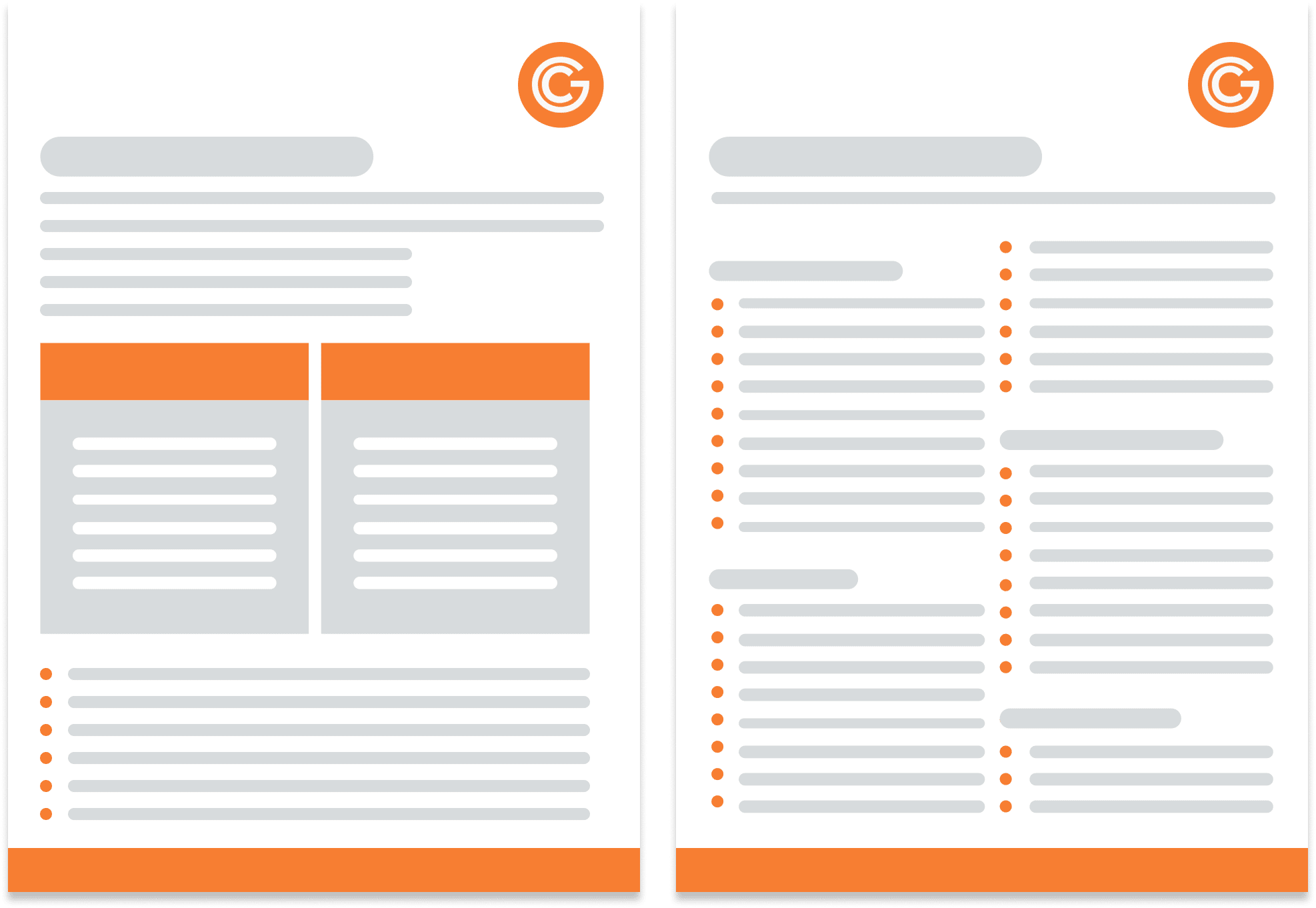 GoodCorporation framework graphic in orange