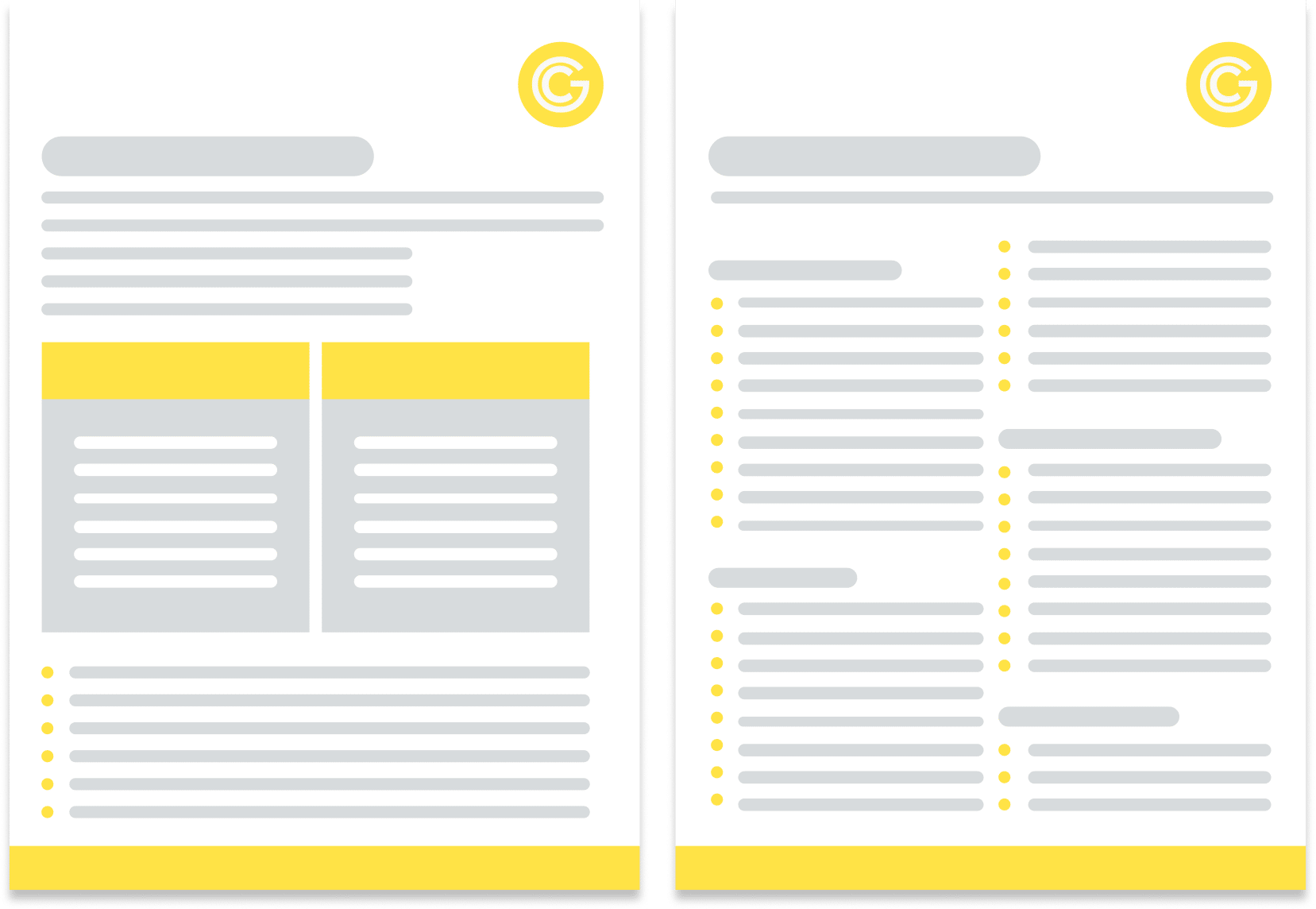 GoodCorporation framework graphic in yellow